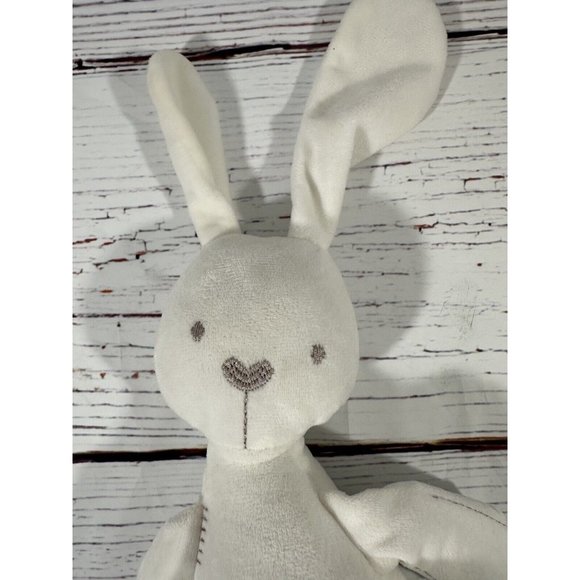 BBSKY Bunny Rabbit Lovey Plush 15" White Stitched Eyes Stuffed Animal Kids Toy - Picture 8 of 8